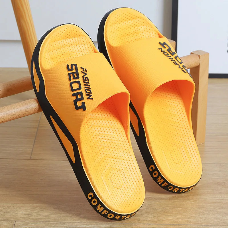 Summer Fashion Slippers For Men Sport Outdoor Sandals Bathroom Non-skid Indoor And Home Sandals For Women Couple Lovers Shoes