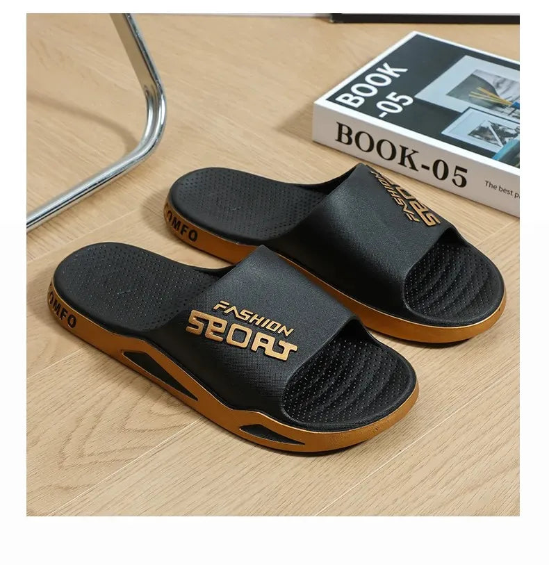 Summer Fashion Slippers For Men Sport Outdoor Sandals Bathroom Non-skid Indoor And Home Sandals For Women Couple Lovers Shoes