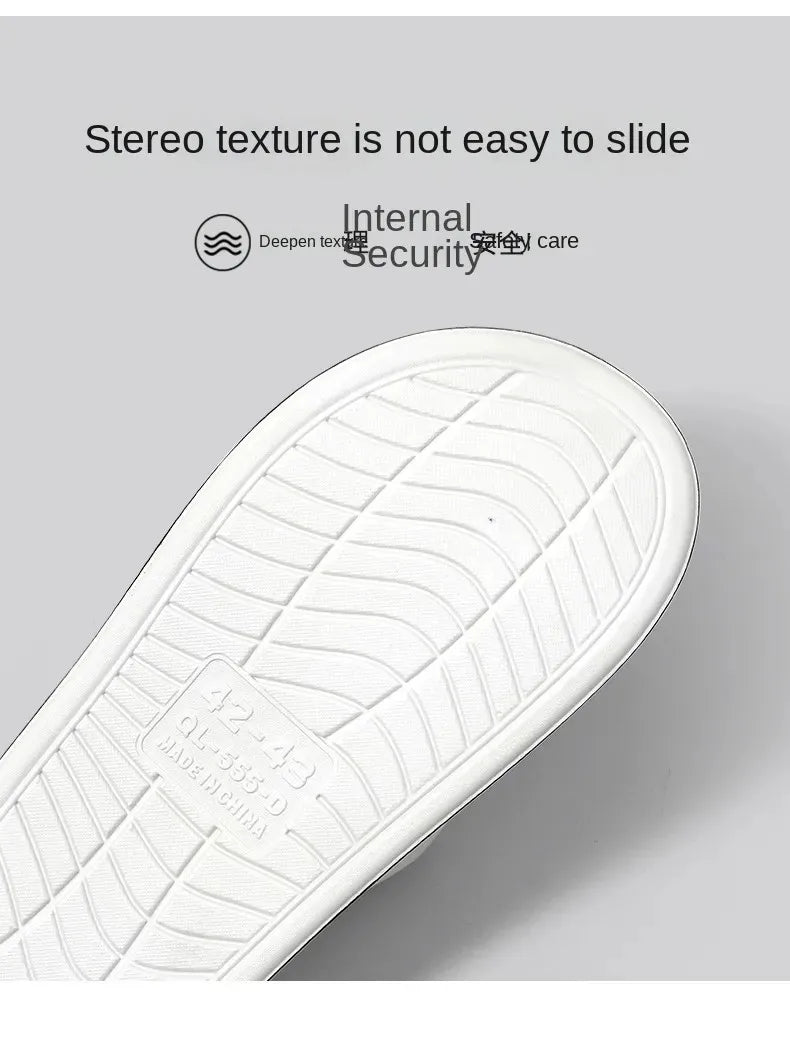 Summer Fashion Slippers For Men Sport Outdoor Sandals Bathroom Non-skid Indoor And Home Sandals For Women Couple Lovers Shoes