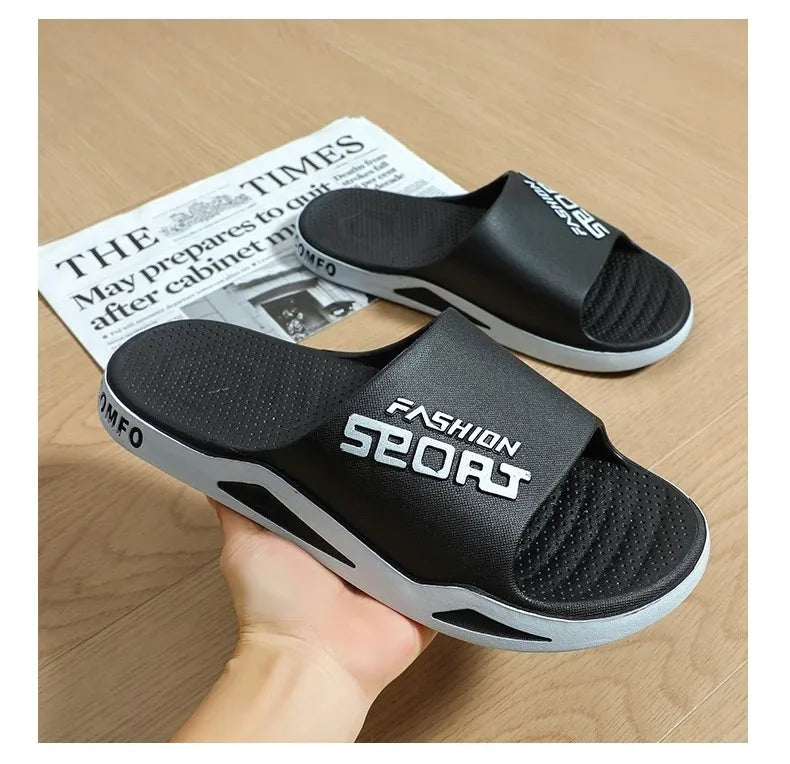 Summer Fashion Slippers For Men Sport Outdoor Sandals Bathroom Non-skid Indoor And Home Sandals For Women Couple Lovers Shoes