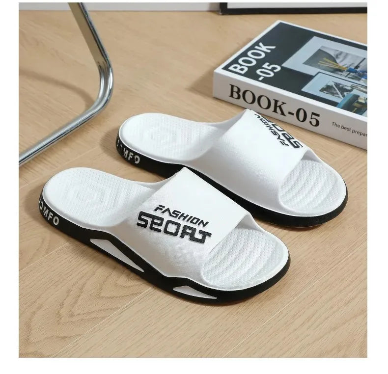 Summer Fashion Slippers For Men Sport Outdoor Sandals Bathroom Non-skid Indoor And Home Sandals For Women Couple Lovers Shoes