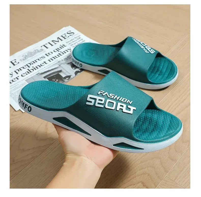Summer Fashion Slippers For Men Sport Outdoor Sandals Bathroom Non-skid Indoor And Home Sandals For Women Couple Lovers Shoes