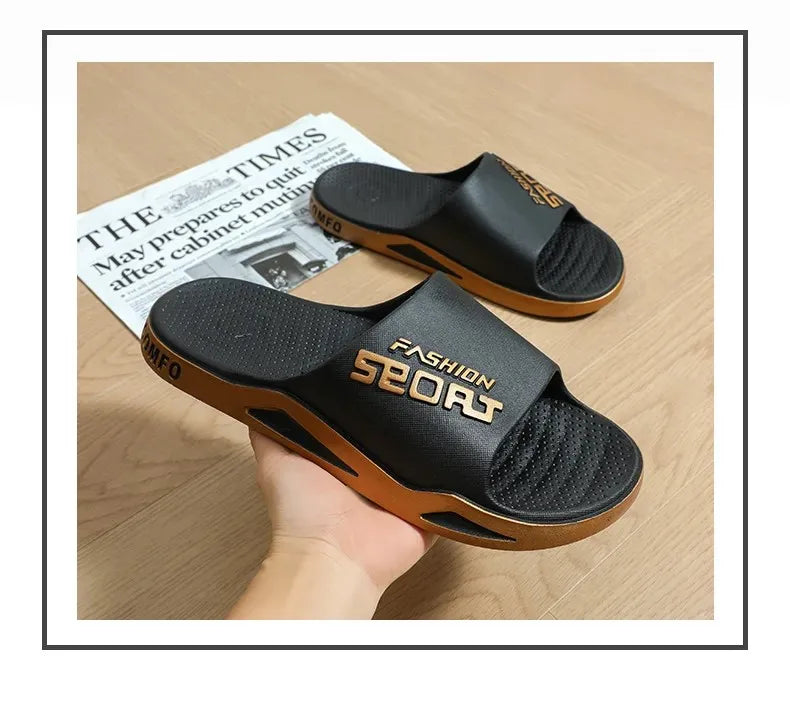 Summer Fashion Slippers For Men Sport Outdoor Sandals Bathroom Non-skid Indoor And Home Sandals For Women Couple Lovers Shoes