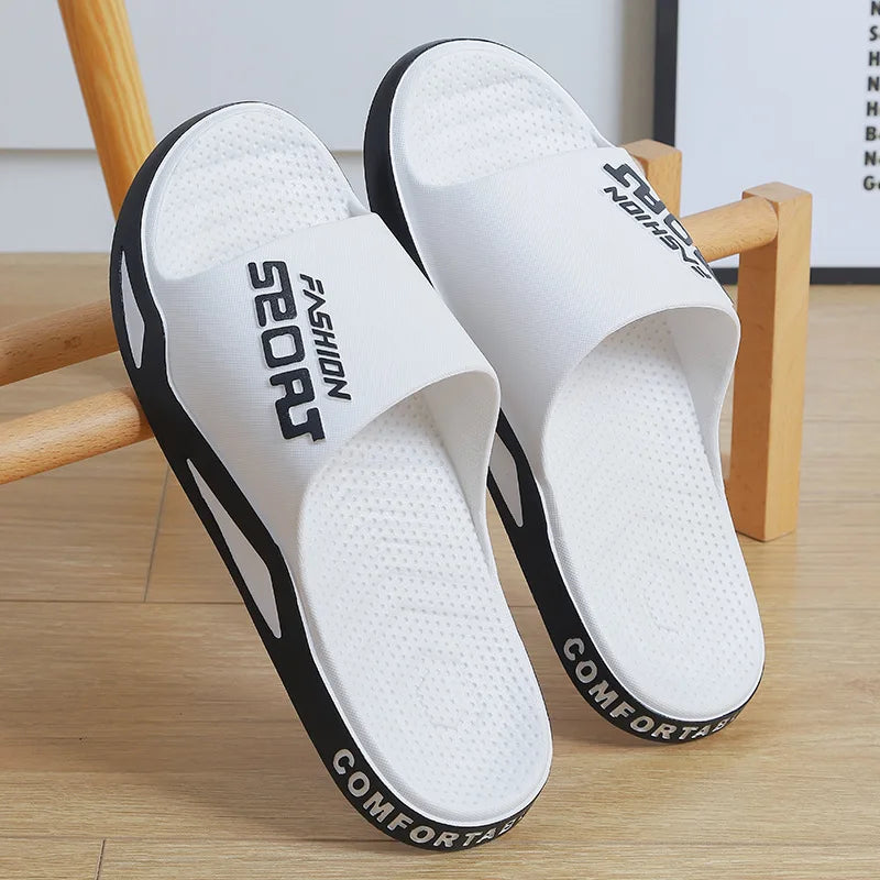 Summer Fashion Slippers For Men Sport Outdoor Sandals Bathroom Non-skid Indoor And Home Sandals For Women Couple Lovers Shoes