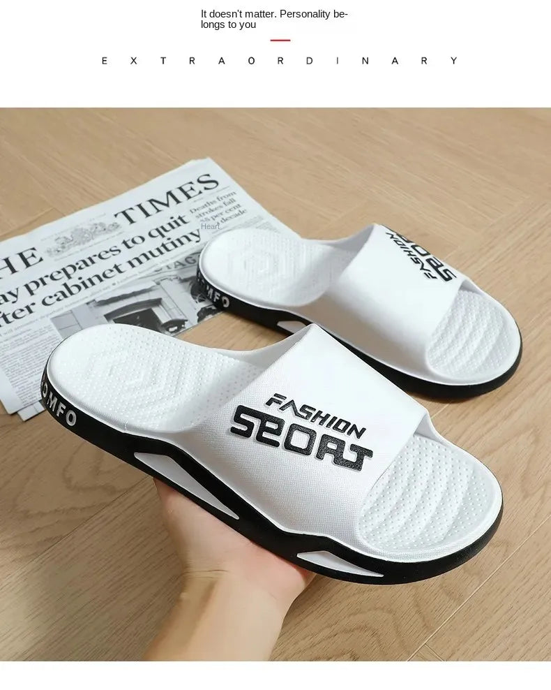 Summer Fashion Slippers For Men Sport Outdoor Sandals Bathroom Non-skid Indoor And Home Sandals For Women Couple Lovers Shoes