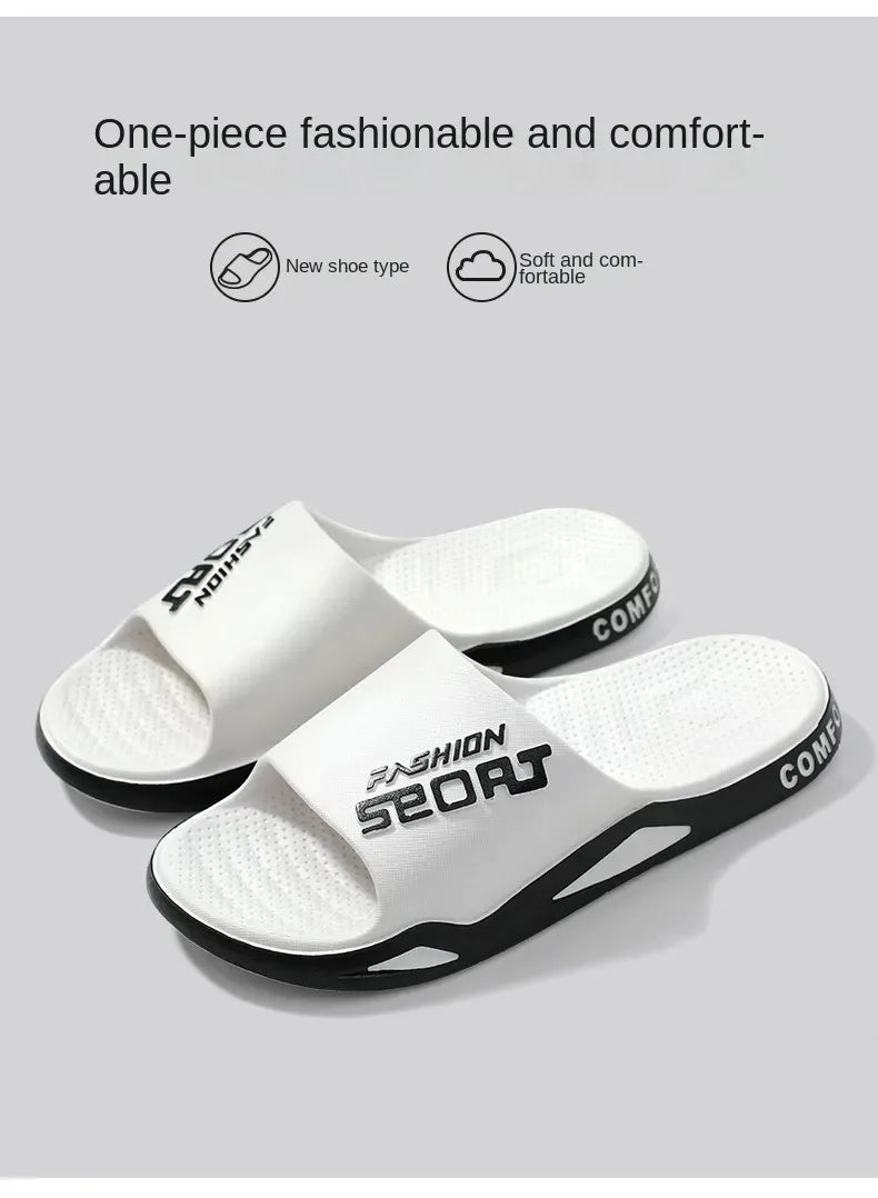 Summer Fashion Slippers For Men Sport Outdoor Sandals Bathroom Non-skid Indoor And Home Sandals For Women Couple Lovers Shoes