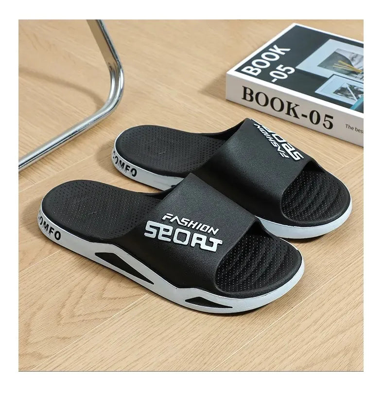 Summer Fashion Slippers For Men Sport Outdoor Sandals Bathroom Non-skid Indoor And Home Sandals For Women Couple Lovers Shoes