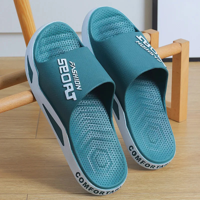 Summer Fashion Slippers For Men Sport Outdoor Sandals Bathroom Non-skid Indoor And Home Sandals For Women Couple Lovers Shoes