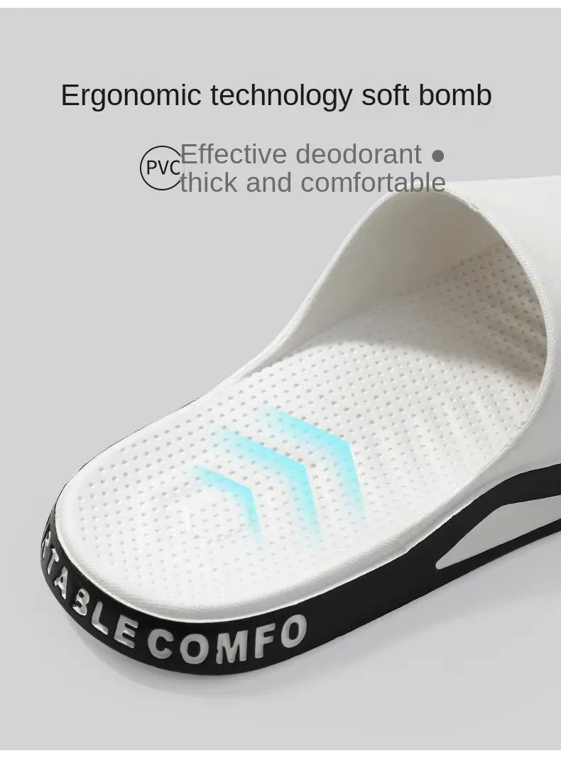 Summer Fashion Slippers For Men Sport Outdoor Sandals Bathroom Non-skid Indoor And Home Sandals For Women Couple Lovers Shoes