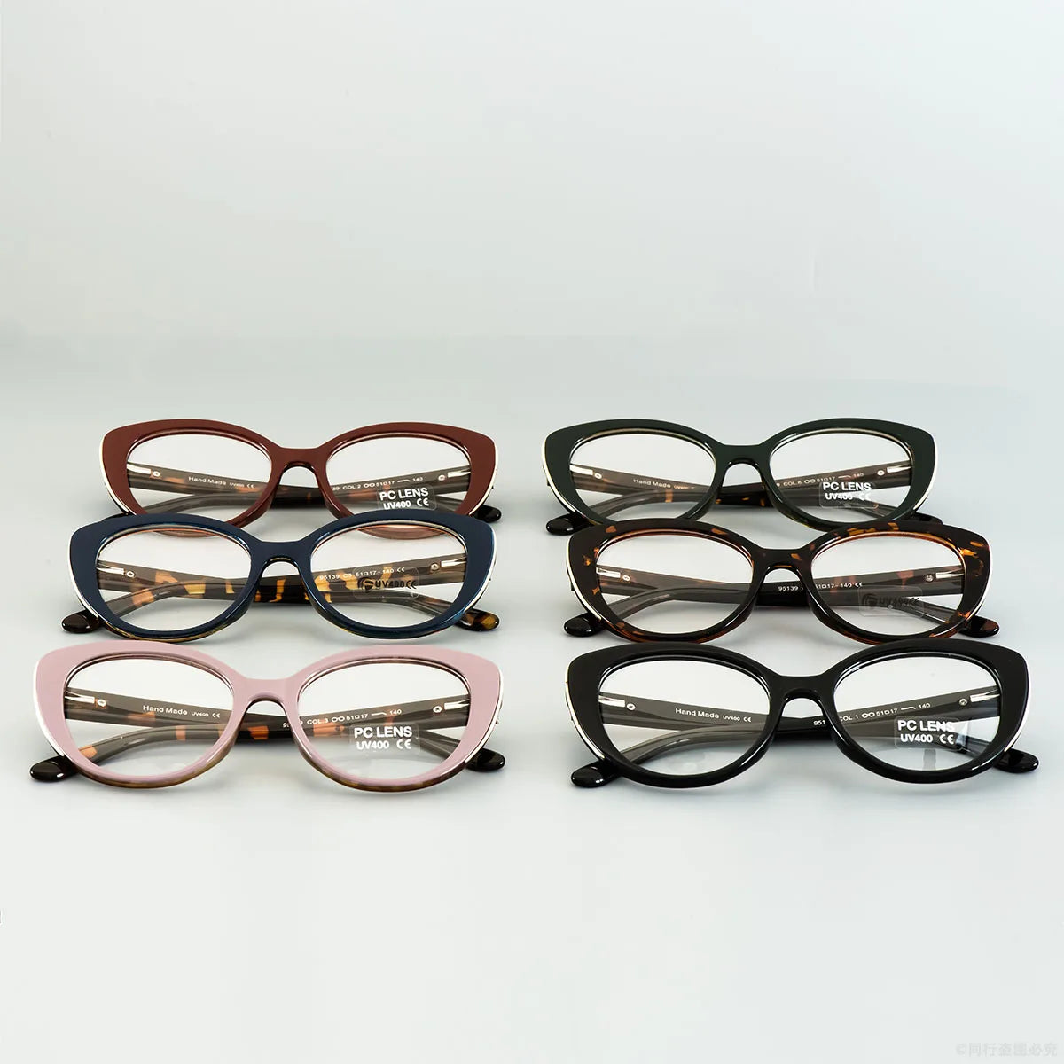Pixcico 45677 Cat Eye Glasses Frames Women Optical Fashion Computer Glasses Customized prescription glasses