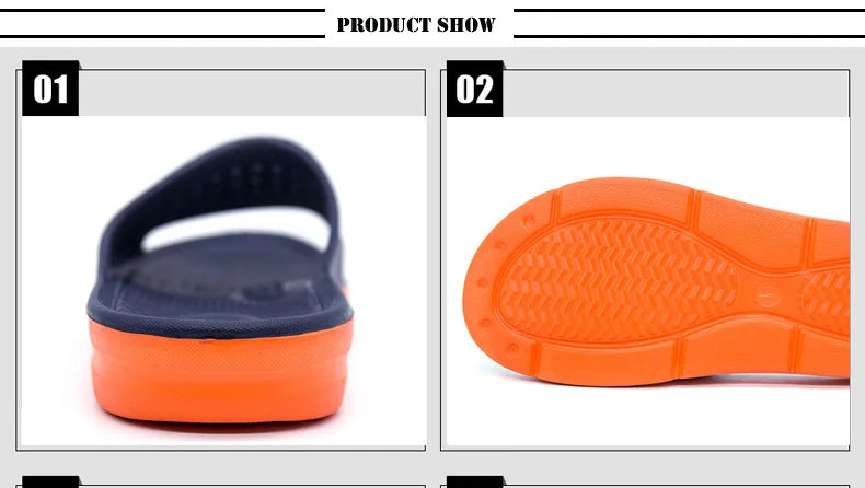 Summer Men Rubber Slippers Men's Beach Slates Slides Indoor Home House Pool Slipper Sleepers Big Foot Plus Size 52 53 54 55 56