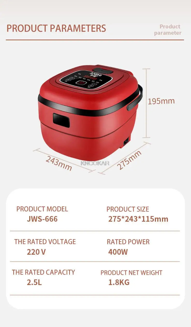 Smart Electric Rice Cooker Intelligent Automatic Household Kitchen Cooker 3-5 People Portable Preservation Electric Rice Cookers