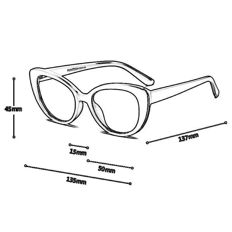 Pixcico 45677 Cat Eye Glasses Frames Women Optical Fashion Computer Glasses Customized prescription glasses