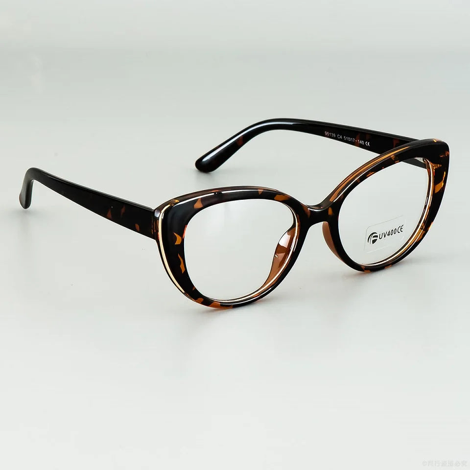 Pixcico 45677 Cat Eye Glasses Frames Women Optical Fashion Computer Glasses Customized prescription glasses