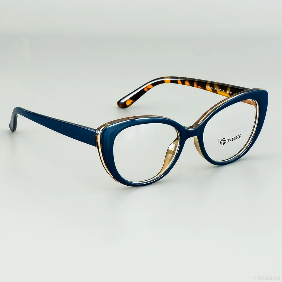 Pixcico 45677 Cat Eye Glasses Frames Women Optical Fashion Computer Glasses Customized prescription glasses