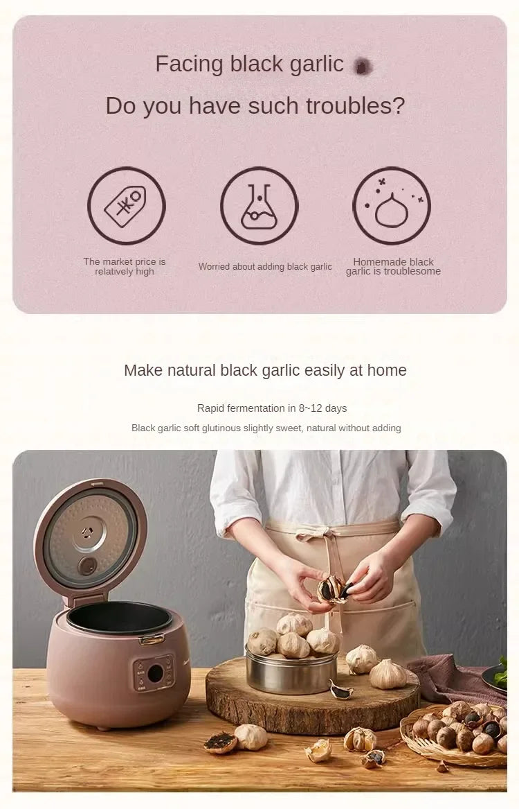 Black Garlic Machine Intelligent Large Capacity Automatic Homemade Fermenting Machine for Black Garlic Household Single-Petal