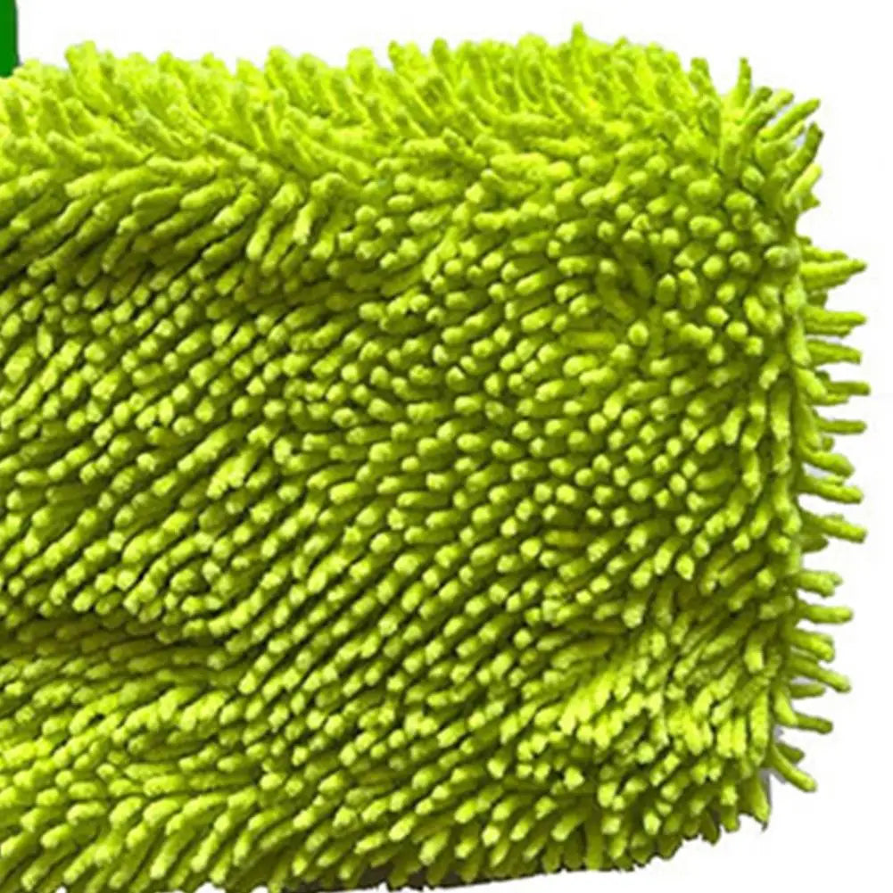 Mop Cleaning Pad Mop Cloth Cover Thickened Elastic Band Flat Coral Fleece Microfiber Chenille Replacement Rotary for Bathroom