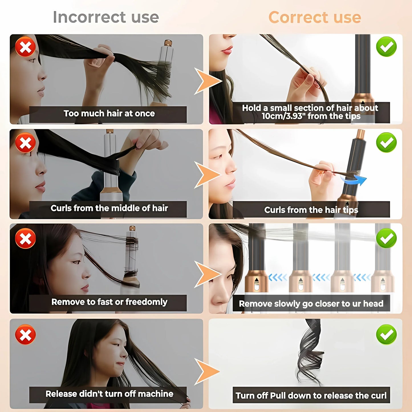 5 in 1 Hair Dryer Professional Hot Comb Set Curling Iron Hair Straightener Styling Tool For Airwrap Hair Dryer NEW 2025