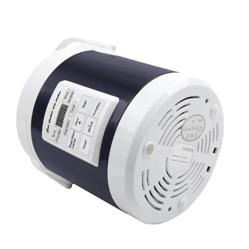 Car rice cooker small smart outdoor electric cooker 12-24V can be regularly insulated and portable for large cars and trucks