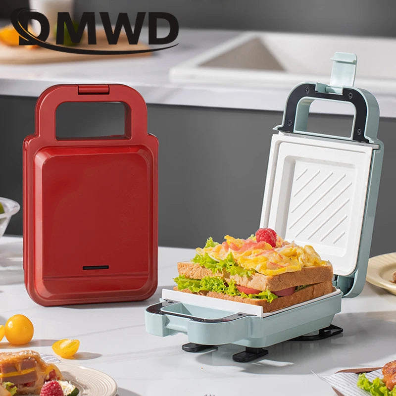 Multifunction Sandwich Light Food Maker Double-sided Heating Bread Toaster Breakfast Baking Machine Ceramic Coating Grilling Pan