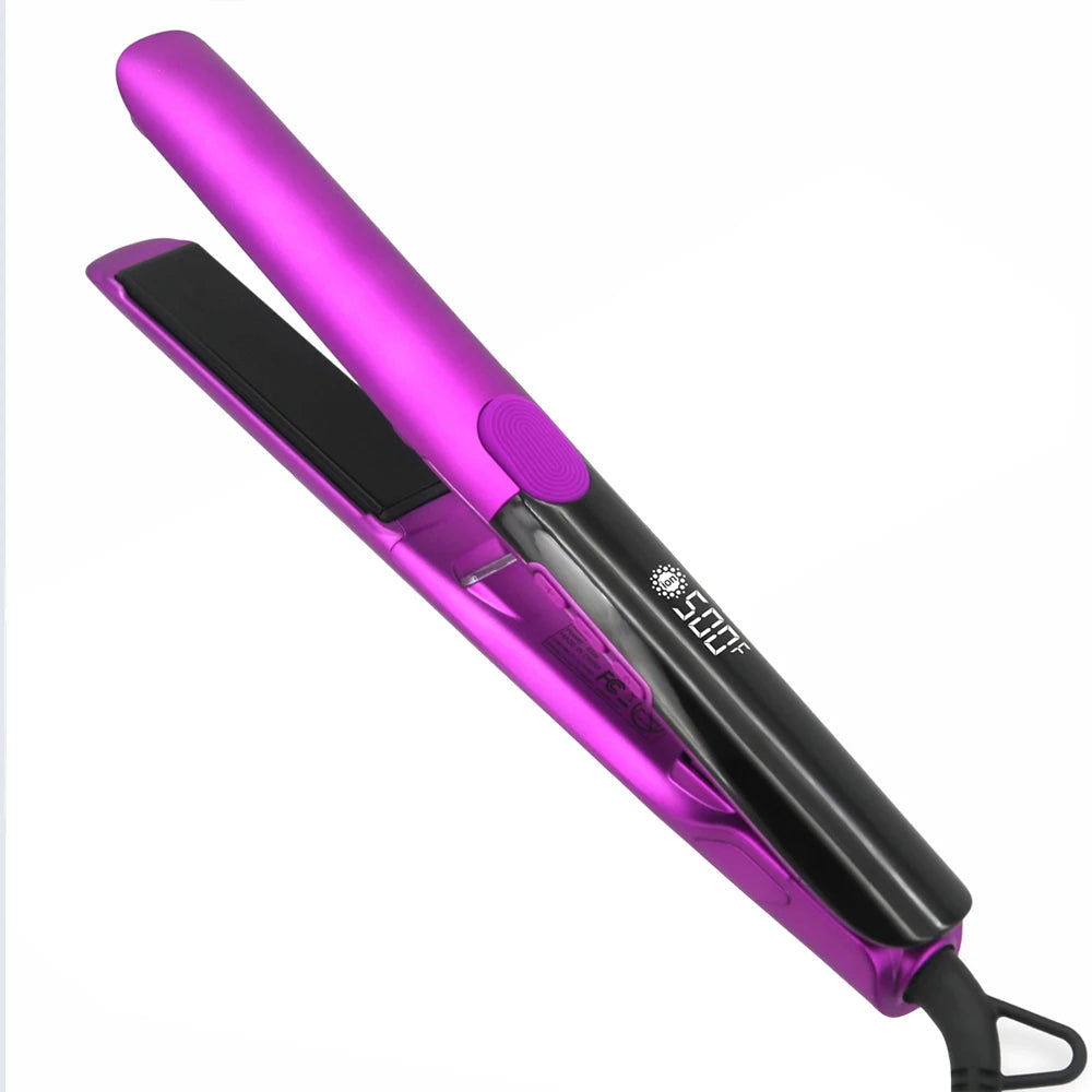 Plasma Hair Straightener Curler Keratin Treatment 250°C 500°F Vibrating Hair Flat Irons For Frizzy Hair Recovers Damage 110-240V