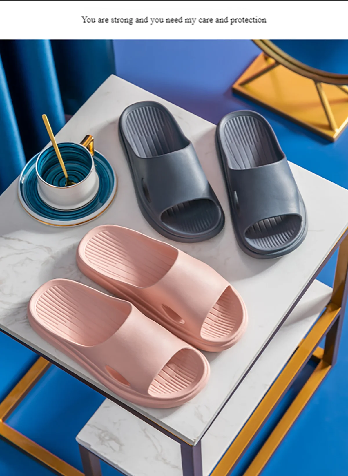 Men's Solid Color Casual Simple Slippers, EVA Material, Versatile Stylish Design, Thick Sole, Convenient, Anti-skid