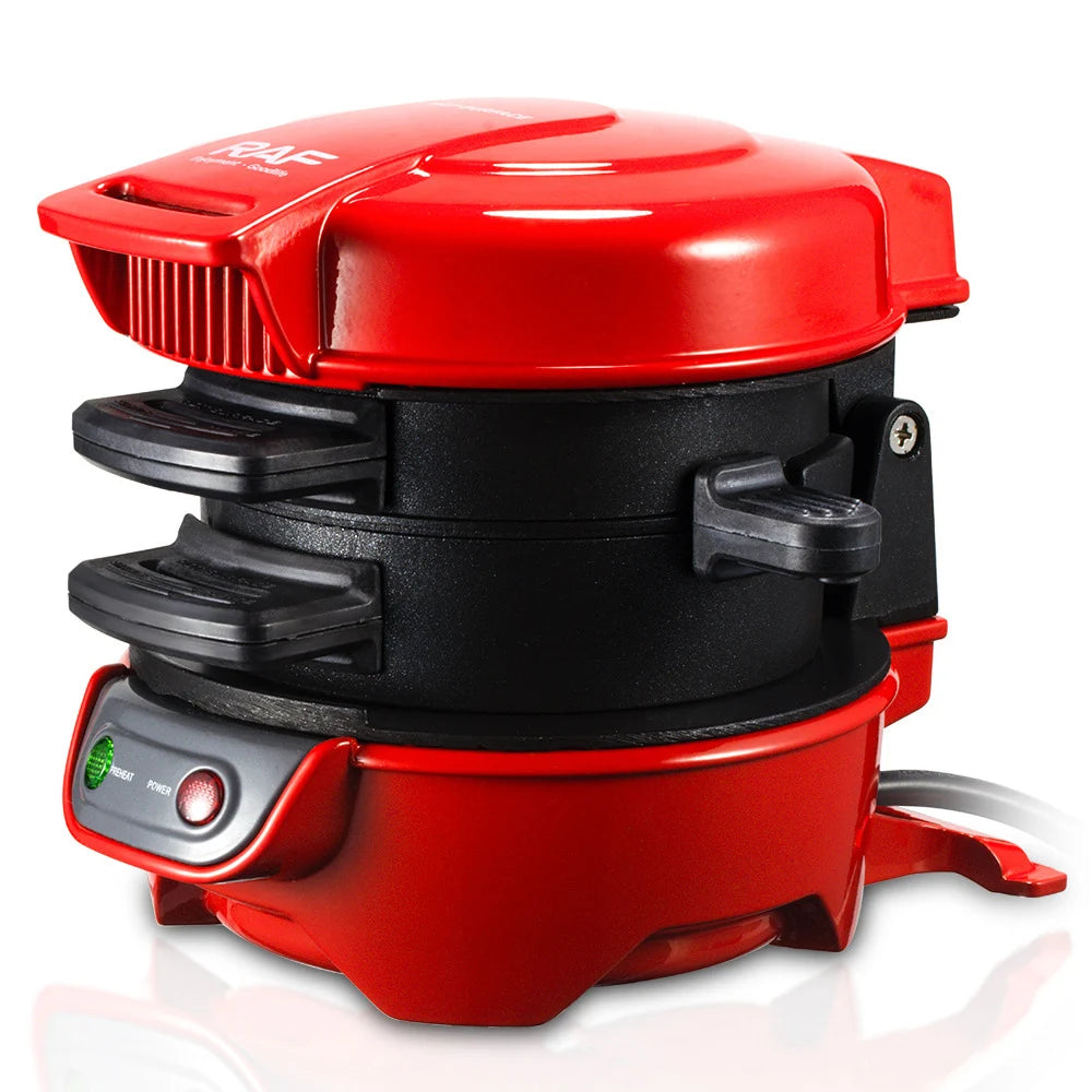 Electric Bread Sandwich Maker Machine Mini 110V 220V Burger Grill Baking Toaster Non Stick Pancake Pan for Kitchen Home 빵 토스트기