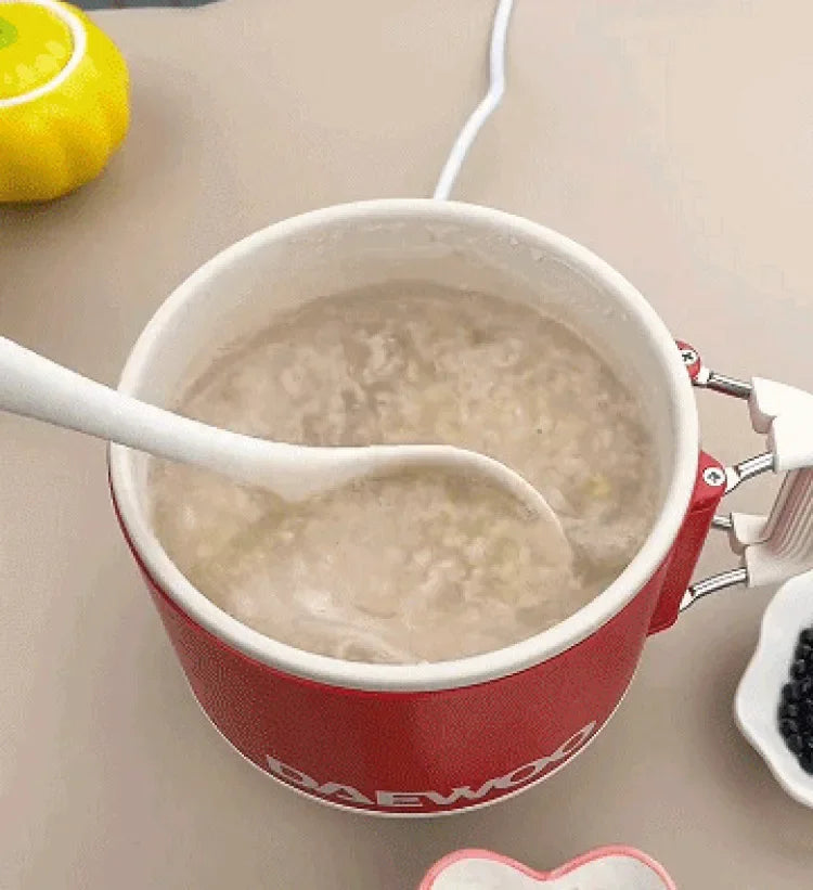 Multifunctional Electric Cooking Pot Household Dormitory Household Portable Small Instant Noodle Pot Cooking Noodles Hot Pot Wok