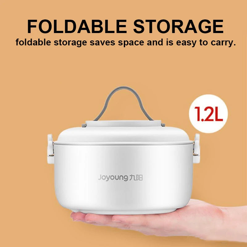 1.2L Mini Electric Cooker Portable Foldable Hot Pot Multicooker Split Type Pot for Dormitory Travel Cooking Noodle Fry Stew 220V