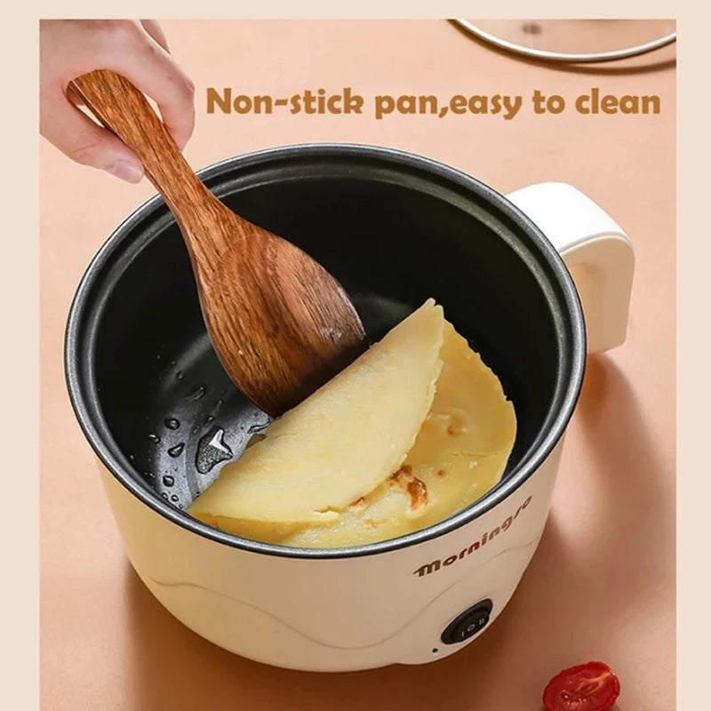 หม้อไฟฟ้าอเนกประสงค์ หม้อไฟฟ้าสำหรับทำอาหาร หม้อไฟฟ้าสำหรับทำอาหาร หม้อนึ่งไข่แบบชั้นเดียว/สองชั้น กระทะเคลือบสารกันติด