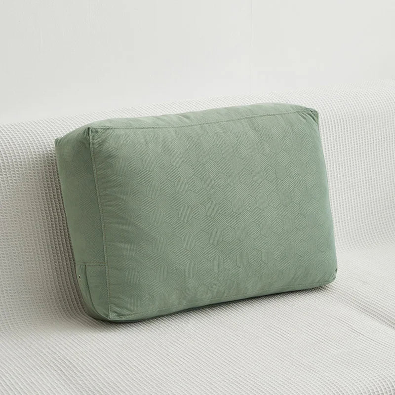 Soft Fleece Pillowcase Sofa Back Cushion Cover Fabric Nordic HomeLiving Room Decorate Rectangular Lumbar Pillow Case Unstuffed