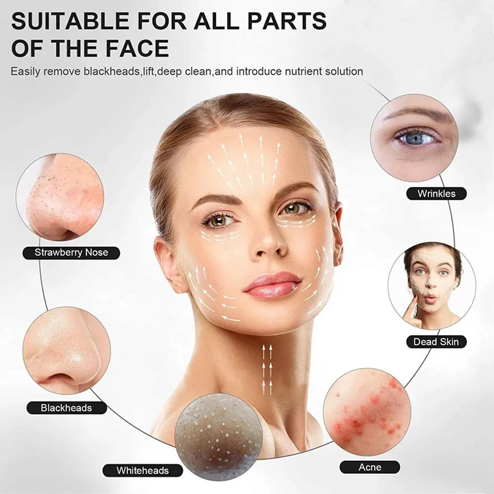Skin Scrubber Remove Vibrate Deep Face Cleaning Dirt Blackhead Reduce Wrinkles Facial Lifting Peeling Tool Not Ultrasonic Shovel