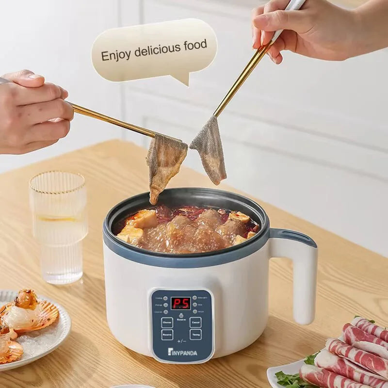 NEW Home Electric Rice Cooker Mini Multi Functional Cooking Pot 1.7L Smart Non Stick Pot 1-3 Person Kitchen Steaming Pot Hot Pot