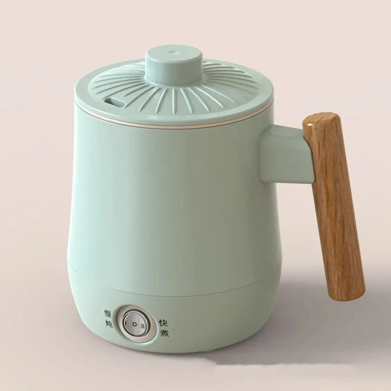 600ml Health Electric Kettle Travel Kettle Non-stick Rice Cooker Portable Noodle Cooker Quick Kettle Office Electric Hot Cup