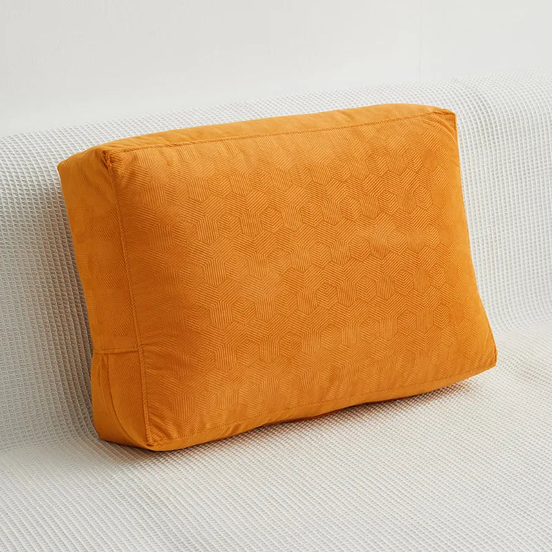 Soft Fleece Pillowcase Sofa Back Cushion Cover Fabric Nordic HomeLiving Room Decorate Rectangular Lumbar Pillow Case Unstuffed