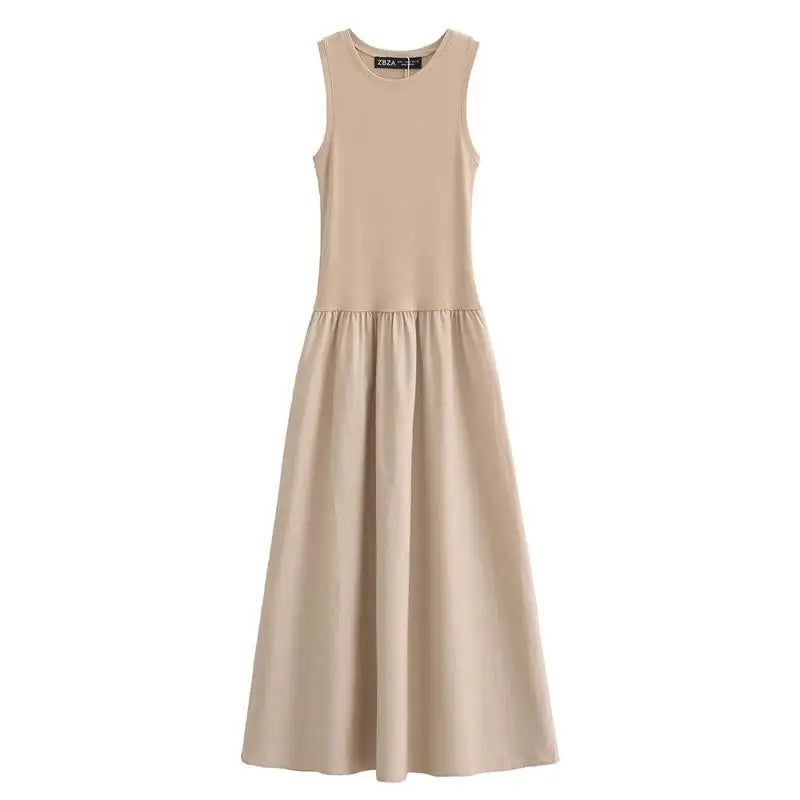 Dresses Summer Women's 2025 New Chic Slim Simple Elegant Holiday Dress Street Women's Comfortable Youth Dress