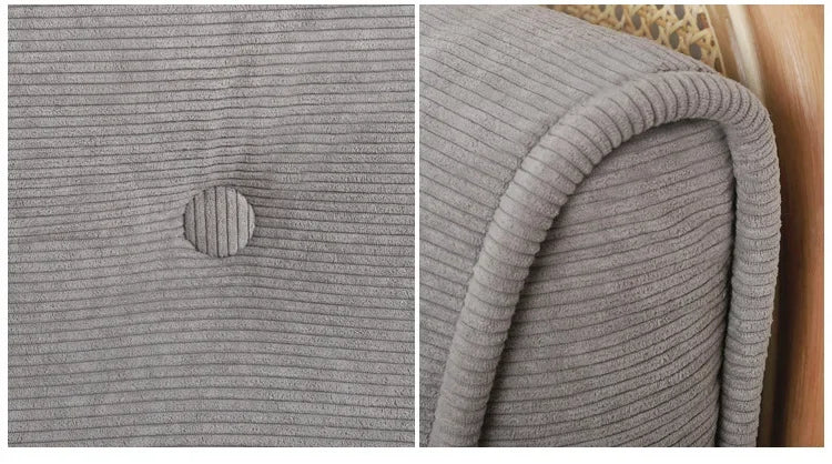 Corduroy Headboard Pillow Triangle Cushion Backrest Pain Relief Sofa Waist Cushion Wedge Sleeping Pillows for Bed Decorative 이불