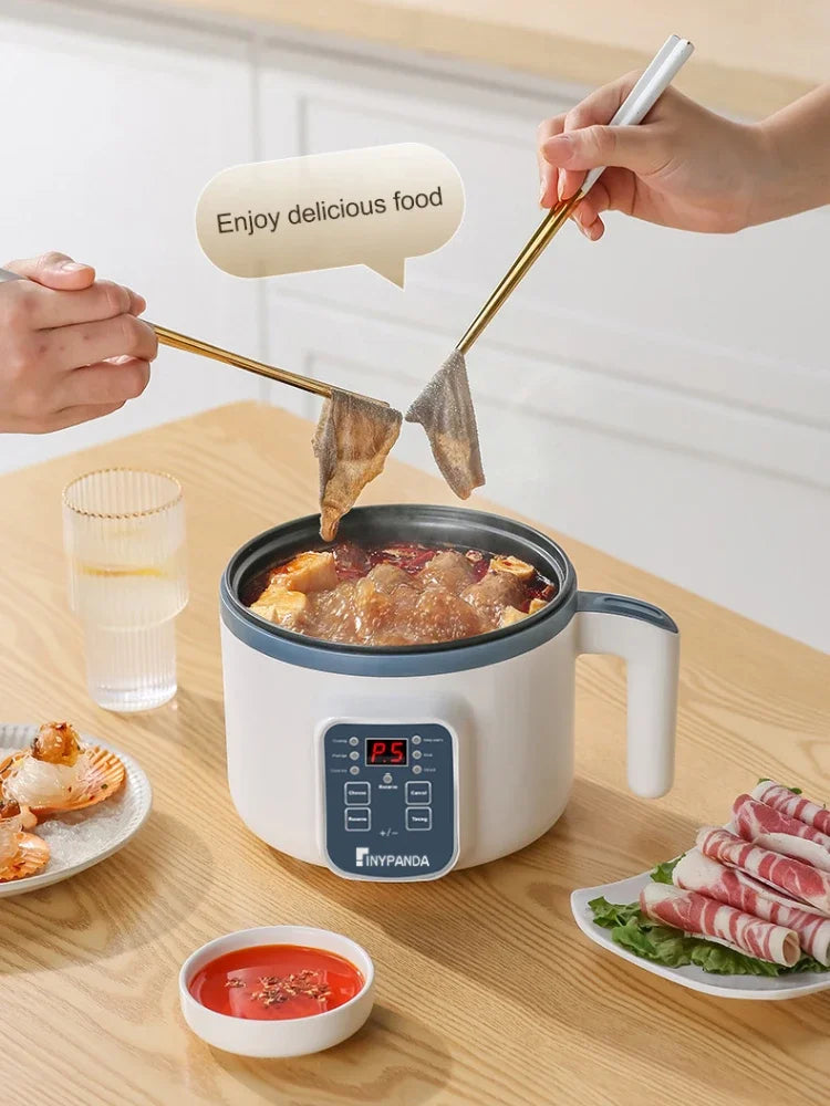 NEW Home Electric Rice Cooker Mini Multi Functional Cooking Pot 1.7L Smart Non Stick Pot 1-3 Person Kitchen Steaming Pot Hot Pot
