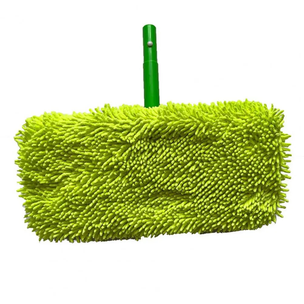 Mop Cleaning Pad Mop Cloth Cover Thickened Elastic Band Flat Coral Fleece Microfiber Chenille Replacement Rotary for Bathroom