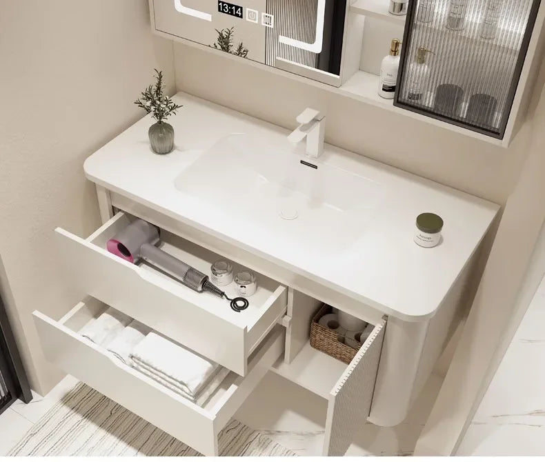 Modern Furniture Jewelry Bathroom Cabinet Storage Organizer Simple Shelves Space Saving Multipurpose Washbasin Makeup Vanity