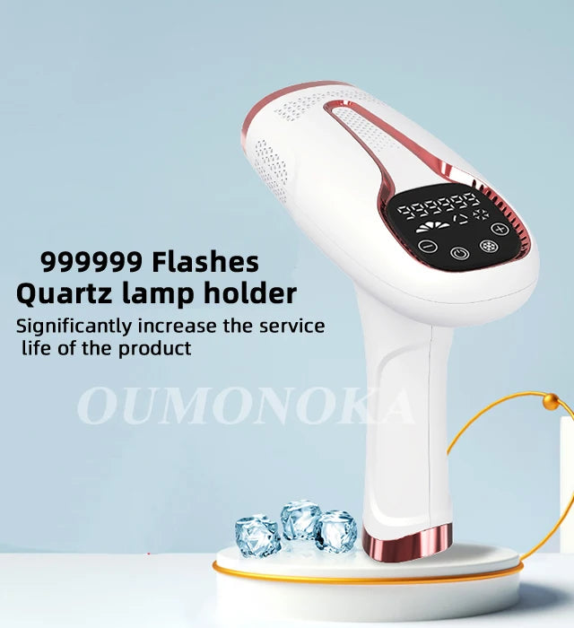999999 Flash IPL Laser Hair Removal Convenient Home Device for Women Easy Hair Removal Painless Electric Hair Removal