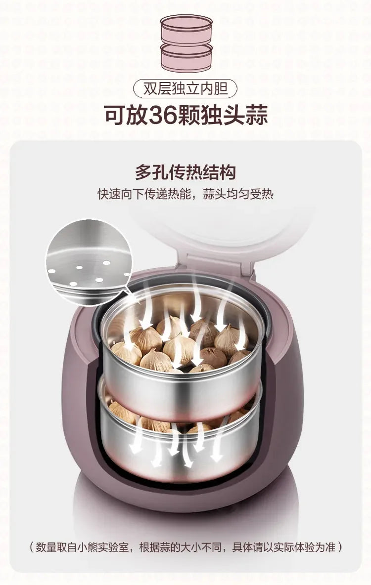 Black Garlic Machine Intelligent Large Capacity Automatic Homemade Fermenting Machine for Black Garlic Household Single-Petal