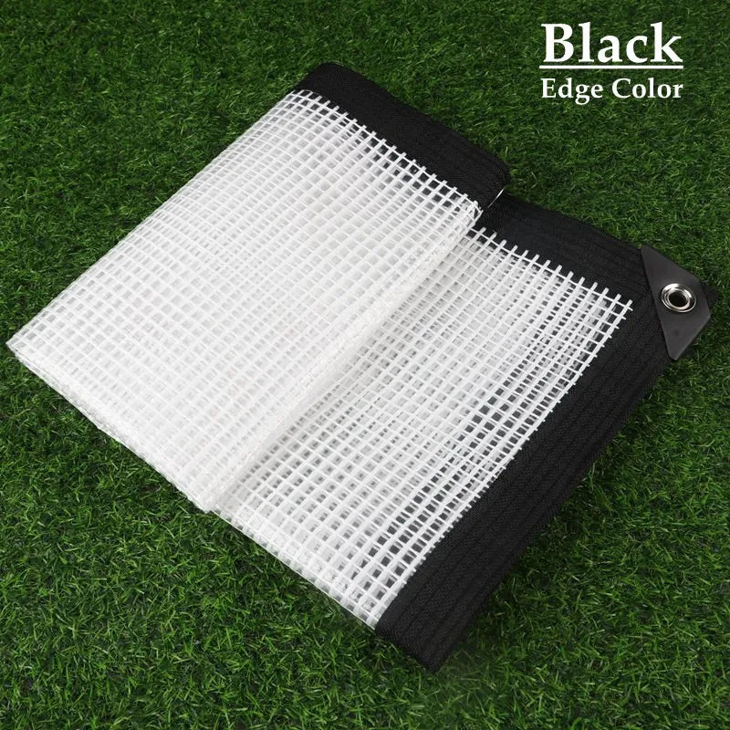 160 180GSM Silvery Edge Mesh Reinforce PE Rainproof Tarpaulin Garden Flower Plants Cover Car Tarpaulin Gazebo Vertical Screen