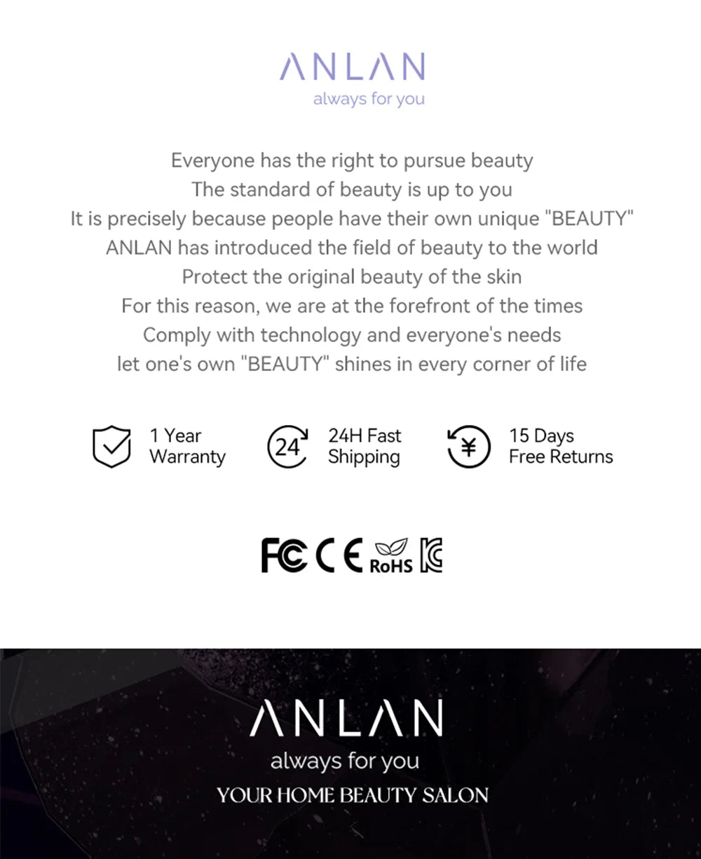 ANLAN EMS Face Massager Lite Microcurrent Eye Beauty Face Lifting Deep Cleaning Hot Compress Vibration Massage Skincare Tool