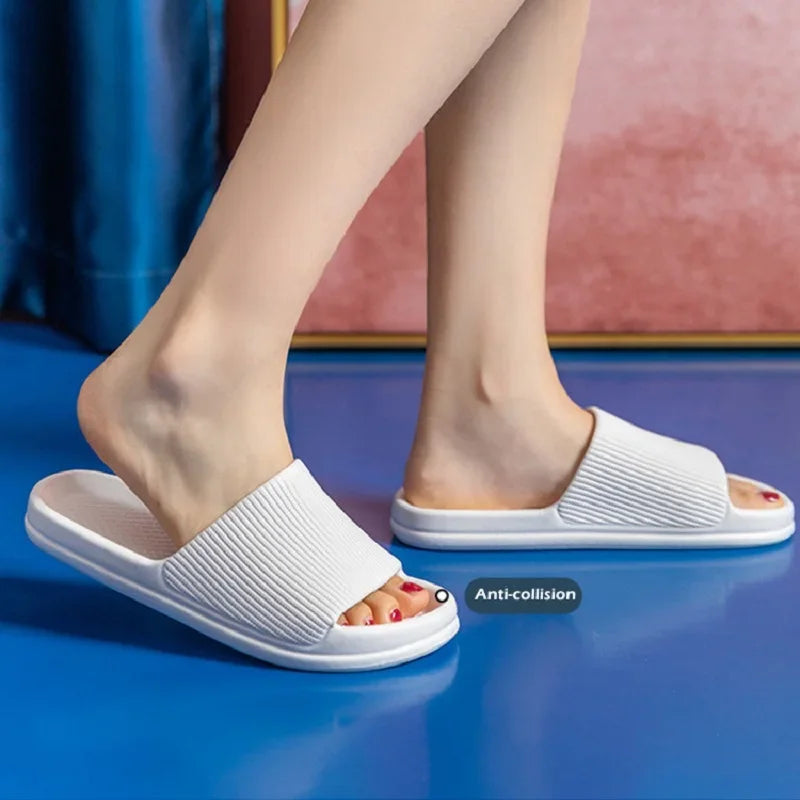 Big Size 47 48 New Fashion Men's Women's Slippers Light EVA Comfortable Home Bathroom Anti-Slip Flip-Flops Summer Beach Sandals
