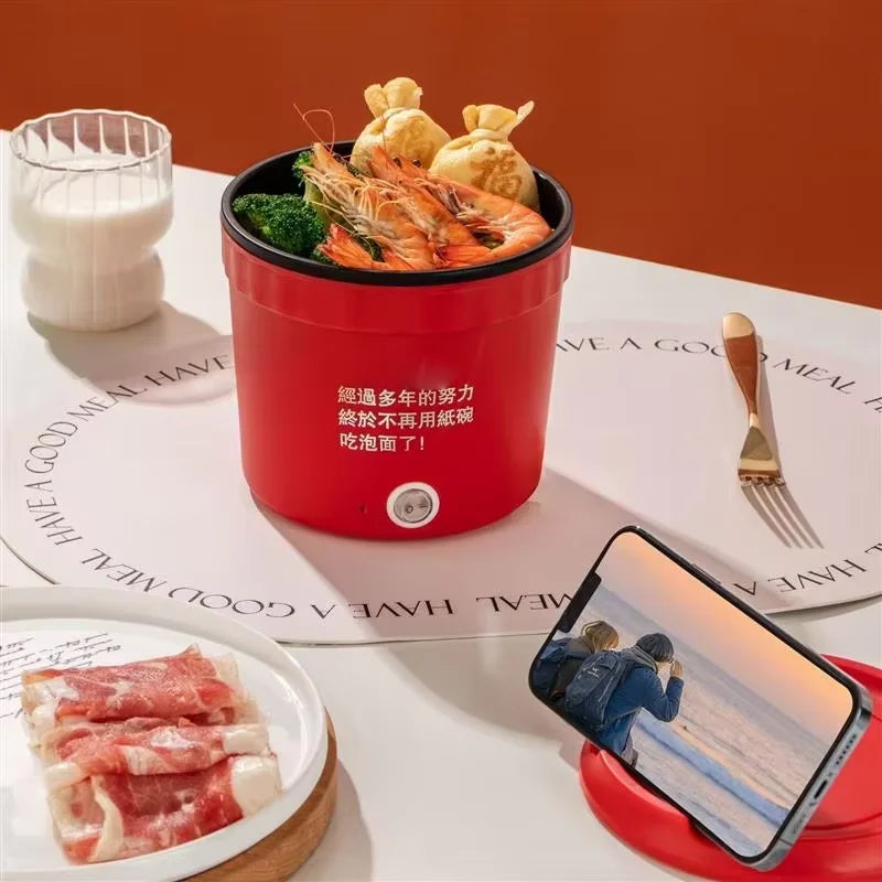 Smart mini electric cooking pot integrated household non-stick inner liner electric rice cooker dormitory electric hot pot