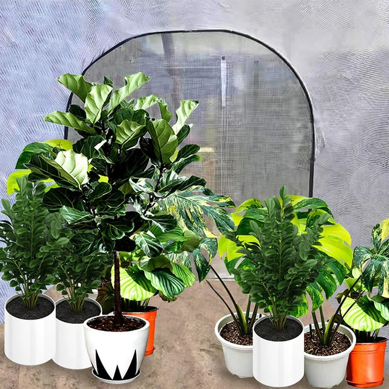 160 180GSM Silvery Edge Mesh Reinforce PE Rainproof Tarpaulin Garden Flower Plants Cover Car Tarpaulin Gazebo Vertical Screen