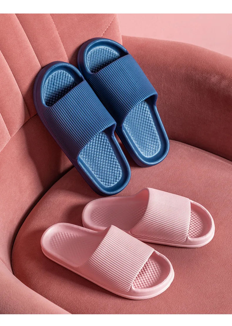 Big Size 47 48 New Fashion Men's Women's Slippers Light EVA Comfortable Home Bathroom Anti-Slip Flip-Flops Summer Beach Sandals