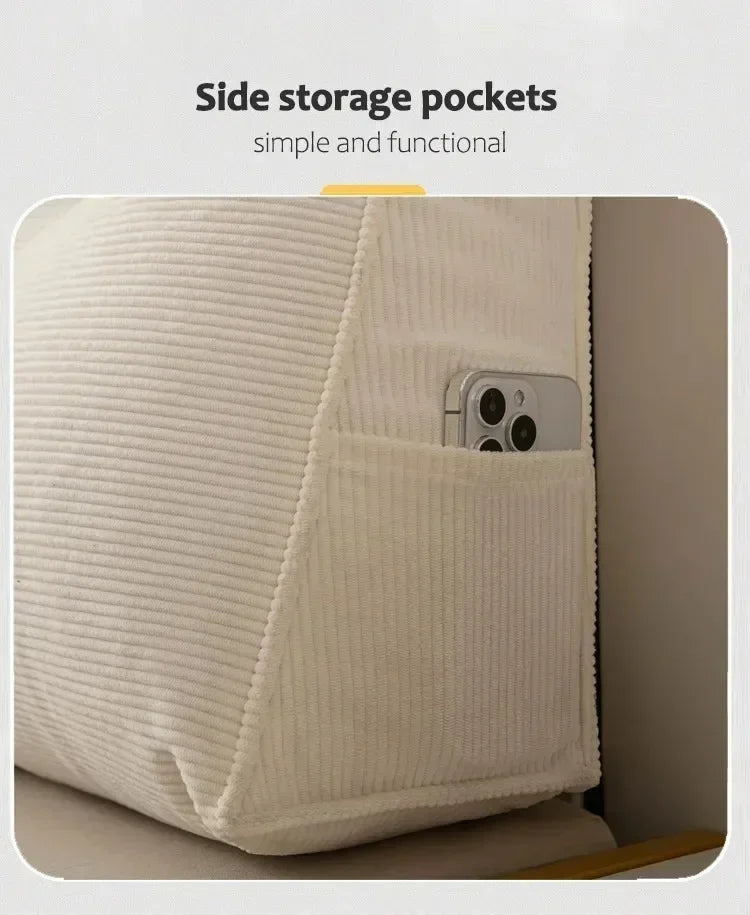 60x50x20/80x50x20cm Headboard Pillow Triangle Cushion Backrest Pain Relief Sofa Waist Cushion Wedge Sleeping Decorative Pillows