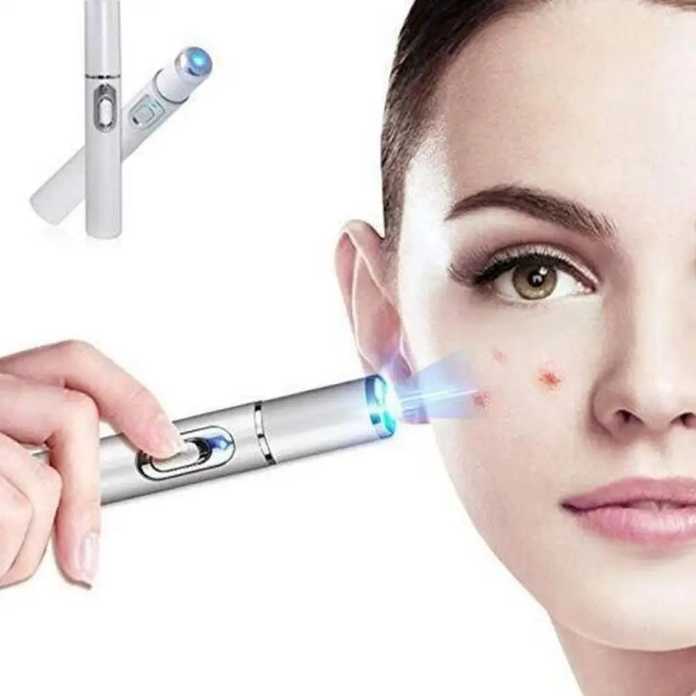 Blue Light Therapy Acne Laser Pen LED Face Light Therapy For Scar Wrinkle Removal Treatment Device Skin Care Beauty Equipment